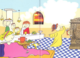 Sophie's Timepiece Colouring In Picture Three