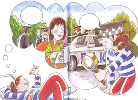 WAIT A MINUTE, RUBY! - Colouring In Picture One